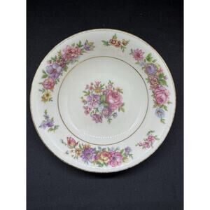 Thomas Ivory Bavaria Floral Gold Trim 5” Set Of 2 Bowls V4 And V39